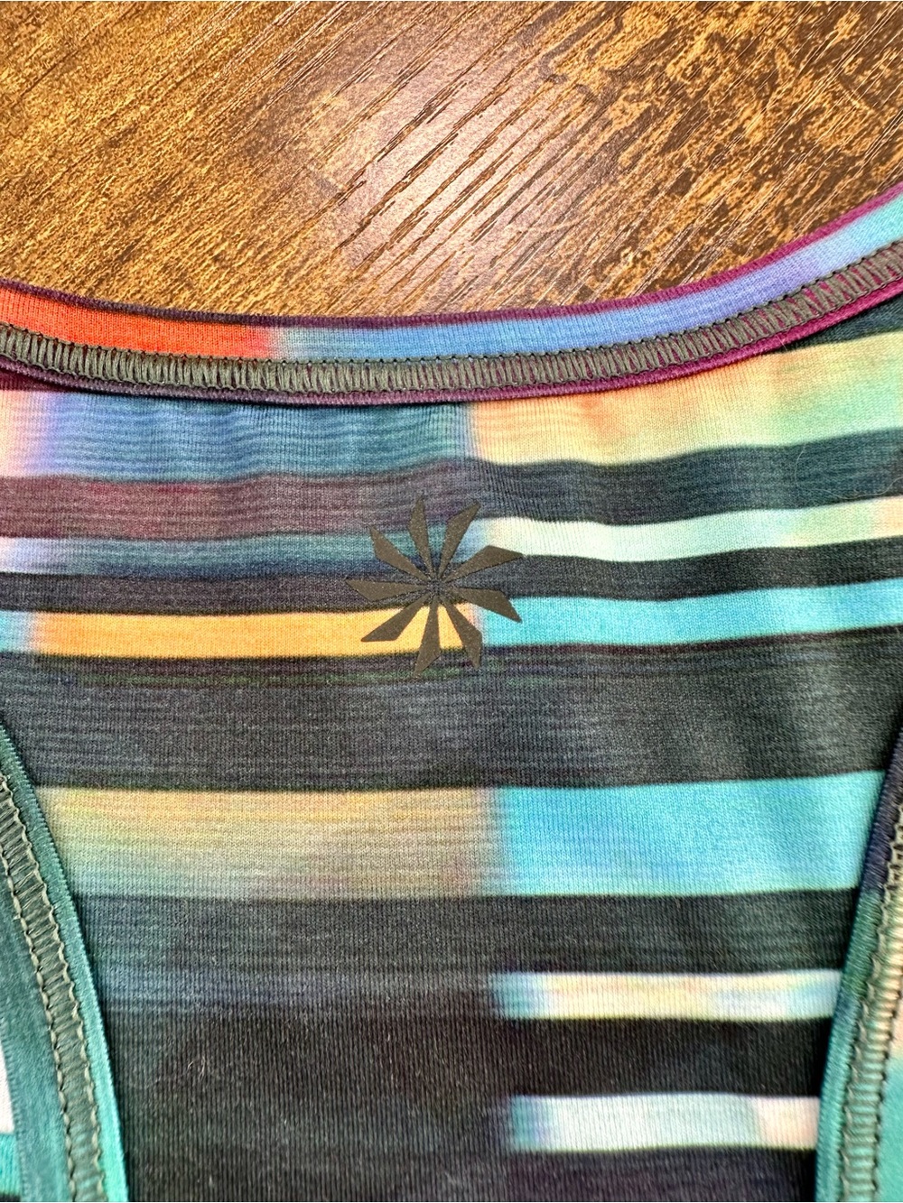 Athleta Laser Beam Chi Tank, Multi Color, XL - Picture 8 of 12